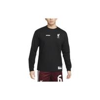 Nike X LeBron James X Liverpool Graphic Long Sleeve Crew Neck Tee US Edition Men Tops Black FD4025-010 S