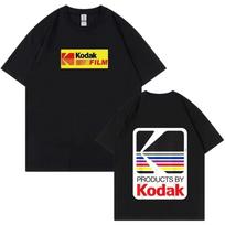 Hot Sale Korean Men Women T-shirt Kodak Brand Short Sleeve Tshirt Clothing Designer Tee High Quality T Shirt Summer Tops Fashion S juoda