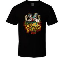 Double Dragon, T-Shirt, Classic, Arcade, Video, Game, Retro, 1980's, Martia S