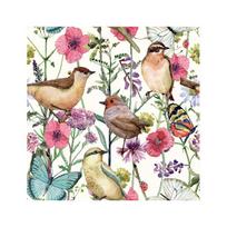 1pc Colorful Bird & Butterfly Peel And Stick Wallpaper Vintage Floral Removable Self-Adhesive Printed Paper for Home Decor 2mx45cm(78.7x17.7in)