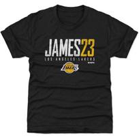 500 LEVEL Lebron James Los Angeles Lakers Youth Shirt - Lebron James Los Angeles Lakers Elite S juoda