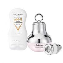 Collagen Massage Eye Cream & Neck Cream Set Hydrating & Firming Eye Contour, Neck Lotion with Massage Roller Easily Absorbed balta