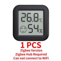 Tuya Zigbee 3.0 Temperature Humidity Sensor APP Remote Control Thermometer via Smart Life For Smart Home Work With Yandex Alexa
