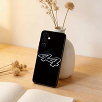 44 L-Lewis H-Hamilton-S Phone Case Black Silicone Soft For Samsung Galaxy A73,A72,A71,A70,A53,A52,A51 Samsung a30 a20