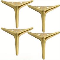 4 vnt. 15 cm baldų kojelės-Metalinės sofos kojelės, rinkinys iš 4 vnt., su neslystančiais padėkliukais ir varžtais, modernaus stiliaus atsarginės kojelės, baldų pėdos kavos staliukams 4pcs 15cm