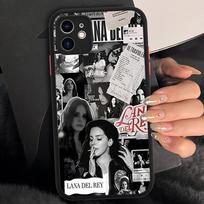 Singer Lana Del Rey For IPhone Air 16 15 14 Plus 13 12 11 Pro Max Matte Cover Jelly Shockproof Phone Case iphone 16