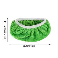 1pc Microfiber Mop Cloth Dry Cleaning Cloths Reusable Microfiber Mop Pads Green Gray Furniture Flooring Mop Washable Rag Towel žalia