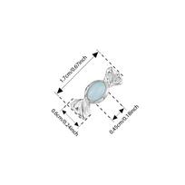 WOSTU 925 Silver Donut Pendant Sweet Candy Charm Pudding Food Cute Fit for Women Girl Bracelet Fine Jewelry