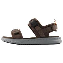 New Balance Men's 600 Fabric Synthetic Leather Retro Classic Adjustable Strap Comfortable Non-Slip Beach Walking Lifestyle Sandals Brown SMA600B1 42.5