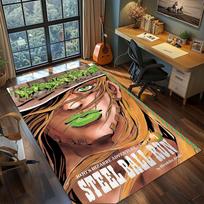 Joseph Joestar JoJo Carpet for Living Room Bedroom Home Decor Cool Movie Mat Play Floor Mat 60x90cm