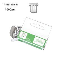 1000Pcs U/ Door /T Shaped Nail Shaped Stapler For Wood Furniture Household Use Nail Ejector Nail Wires Packaging Book Binding