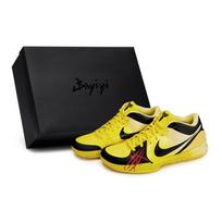 Nike Zoom Kobe 4 Basketball Shoes Unisex Low Top Black/Yellow/Red IH0587-700(Team80-S-BOX) 40.5