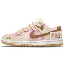 Nike Dunk Atsparūs trinčiai audinio žemi kedai riedlentei Moteriški Rožiniai HJ5864-700(KomandaF-) 36.5