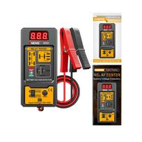 LED Indicator Light Car Battery Checker Battery Digital Tester Electronic Test Relay Tester Universal 12V juoda