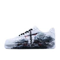 Nike Air Force 1 Bleach Returns Wear resistant And Lightweight Low top Skateboard Shoes Unisex White CW2288-111(Team779-) 36.5