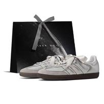 Adidas Originals SAMBA OG German Army Trainers Women's Low Top Silver B75806(Team93- SBOX) 37⅓