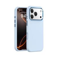 iPhone 17 Pro Max Silicone Case with Metal Lens Protection iPhone 17 Pro Max