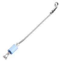 Anti-corrosion Bite Alarm Hanger Steel Bite Wiggler Portable Sling Chain  Outdoor Fishing mėlyna