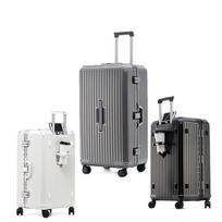 Youtuozhe 24-inch Aluminum Frame Wet-Dry Separation Luggage