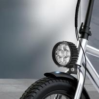 Folding Electric Bike Headlight with Horn juoda