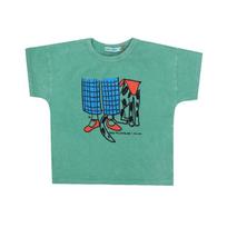 Bobo Choses Kids ShorT Sleeve T shirT Dog Friendship B126ac006 B126AC006 311 (4A)