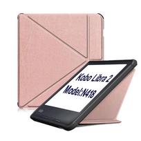 Kobo Libra 2 Soft TPU Leather E-Reader Protective Case (N418) Kobo Libra 2 rožinio aukso spalvos