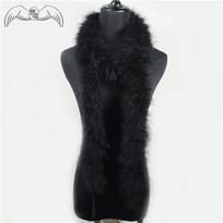 2 metrai 35 g pūkuotų kalakutų plunksnų Boa Marabou plunksnų juostelė plonai vakarinei suknelei / drabužiams / skarai / cosplay dekoravimui 1pc