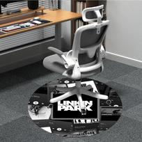 1pc Linkin Park Office Round Area Rug, Under Office Chairs Bedroom Living Room Home Decor, Room Deco, Available in Various Sizes302 80cm by 80cm