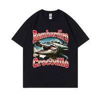 Italian Brainrot Funny Meme Tshirt Brr Brr Patapim Tralalero Tralala Bombardiro Crocodilo Tung Tung Tung Sahur Graphic T Shirts S