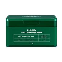 VT Cosmetics Pro Cica Daily Soothing Mask 30 Sheets | Korean Cica Daily Sheet Mask with Hyaluronic Acid & Peptides 30sheets