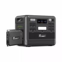 Portable Power Station FOSSiBOT F2400+580W Fast DC Vehicle Charger, Solar Generator Home/Camping/RV