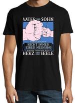 Father Son Heart Soul Strength Love Role Model Education Trust Mens T-Shirt M