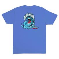 Santa Cruz Skateboards Shirt Screaming Wave Ultramarine S