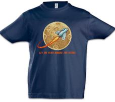 Let Me Play Among The Stars Kids Boys kids boys T-Shirt Astronaut Space Stars 110