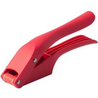 Stainless Steel 2-in-1 Garlic Press Mashing Function Garlic Masher Garlic Crusher  Household Use raudona