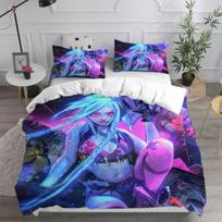 Arcane Anime 3D Bedding Set Duvet Cover Set Gift for Your Friends Bed Linen Twin Full Queen King Bedding Comforter Sets Arcane 135x200cm