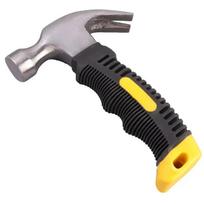 Multifunctional Mini Ramshorn Hammer Engineering Handle, Lightweight Portable Carpentry Hand Tools for Home Use 1pc geltona/juoda