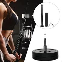 Weight Loading Pin with Barbell Spring Clip Holder Rack Accessories Attachment for Workout Cable