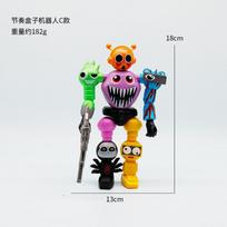 17cm Sprunki Figurine  Sprunki Simon Pinki Vineria  Oren Durples Scale Model Joint Handle Movable Assembly Game Robot Scale Model Ornament
