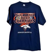 VTG 1998 Denver Broncos Super Bowl XXXII Champions T-Shirt Sz Large 41  Chest S