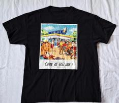 Mens NIRVANA - COME AS YOU ARE T Shirt Black Cotton XL Excellent Condition L