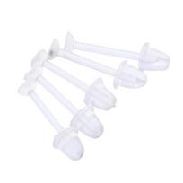 [HF](HS)100PCS Plastic Earring Posts and Backs Clear Ear Pins and Backs Earnuts Earring