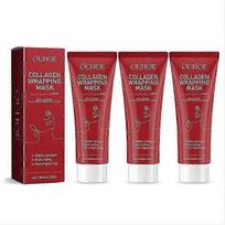 1/2/3PCS Red Lacto Collagen Wrapping Mask, Red Lacto Collagen Wrapping Mask, Collagen Peel Off Mask, Collagen Night Wrapping Mask