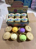 Kids  Childrens New Soft Maltose Dumpling Squishy: Transparent Colorful Squeeze Toy, ASMR Stress Relief Ball, Sensory Fidget Toy for Adults