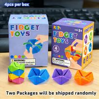 Sensory Flip Cube Fidget Toy, Adult Stress Relief Silicone Sensory Toy for Calming Focus, ADHD Autism Anxiety Relief for Child