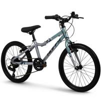 Huffy Literide Alu 20” bike, silver and turquoise, VCHHFF23005W