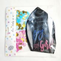 36  Round Gender Reveal Balloon - Boy or Girl Party Decoration