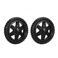 2Pcs Shopping Cart Wheels 5/6.5Inch Dia Suitcase Luggage Rubber Wheel Travelling Trolley Caster Replacement Parts Accessories