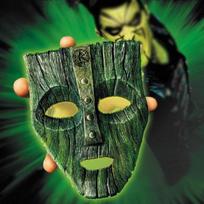 Loki God of Mischief Masquerade Mask - Resin Ghost Face Design žalia