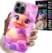 Etui Do Iphone 11 Pro Max - Słodka Kaczucha, Kaczka Na Różowym Tle
